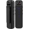 BJdfgE Mini action cam con stabilizzazione dell'immagine, HD 1080P, videocamera di sicurezza magnetica con sensore di movimento (supporto da 128 GB)(64GB)