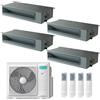 HISENSE CONDIZIONATORE HISENSE CANALIZZABILE QUADRI SPLIT 9000+9000+18000+18000 BTU INVERTER 5AMW105U4RQC A++ R32