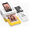 Does not apply Dock plus Stampante Fotografica 10 X 15 Cm, 50 Fogli, Stampante Smartphone Con D