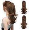 RPAEOY Coda Capelli Ricci Ondulati Clip Estensione Ponytail Sintetica Naturale Acconciatura Elegante Volumizzante