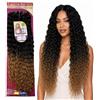 Ser Mulher Extension Capelli per Crochet Braids in Bioproteina, Effetto Ondulato, 300gr - Texture 100% Naturali per Hair Styling Ondulati e Ordinato, 3 Lunghezze 70, 65, 60cm GLORIA (Black/Honey Blonde Degradee)