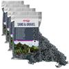 Amtra Quarzo Ceramizzato Nero - Sabbia per acquari al quarzo fine, per acqua dolce o salata, grano 2-3 mm, Quantità 5KG (Confezione da 4)