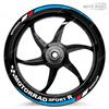 MOTO DIARY Riflettente Motorrad Ruota Decalcomania Del Motociclo 17 pollici Cerchioni Strisce Per K1600GT R1250RS R1200R S1000XR S1000RR F900R/XR F800R