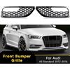 NONE 2X Maglia a nido d'ape esagonale per Audi A3 Standard 2013-2016 Racing Style Paraurti anteriore Fendinebbia Griglia 8V3807681 8V3807682 Accessori