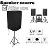 NONE Durevoli coperture per altoparlanti in tessuto Oxford 210D nero: resistenti all'acqua e alla polvere, dimensioni multiple per sistemi audio all'aperto Home Theater
