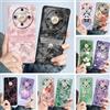 SYKS Per Honor Magic 5 Lite 5G Honor Magic 6Lite 5G Custodia per telefono Semplicità Pittura Fiori Custodia morbida in silicone Cover posteriore antiurto