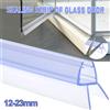 NONE 2X Guarnizione per porta doccia Guarnizione per striscia per doccia da bagno per schermi Guarnizione inferiore per porta adatta per guarnizione in vetro da 4-6 mm Gap per la casa