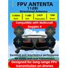 NONE Antenna Direzionale a Pannello LHCP 5.8GHz ad Alto Guadagno 11dBi per Droni FPV a Lungo Raggio, Compatibile con Occhiali Walksnail X e Avatar VRX