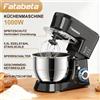 NONE Impastatrice Elettrica da 5,5L, 1000W, 11 Velocità, 3-in-1 (Frusta, Impastatrice e Miscelatore), Piedini Antiscivolo, Blocco di Sicurezza, per Pasticceria/Regalo
