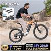 OTIDA KIMDYMA NUOVO K02 1000W 50KM/H Bici Elettrica da Città 27.5 Pollici Batteria al Litio 48V20AH Bicicletta Elettrica da Montagna Moto Elettrica per Adulti