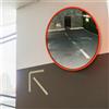 NONE Specchio Convesso Grandangolare per Traffico [60CM] Regolabile HD Antiurto per Sicurezza Stradale, Garage, Parcheggio, Vialetto
