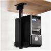 NONE Supporto PC Regolabile da Scrivania, Girevole a 360°, Staffa per Computer Tower in Acciaio al Carbonio Resistente, Supporto CPU da Parete, Supporta 25KG, per Case PC Gaming, Postazione Ufficio,