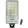 Generico LAMPIONE STRADALE FARO A LED 1000W CON PANNELLO SOLARE TELECOMANDO CREPUSCOLARE