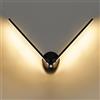 KAWELL 12W Interno Moderno LED Lampada da Parete con Interruttore