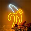 ENUOLI BANANA NEON Light Signs LED Banana Neon Segno Segno Lampada da parete Powered By 3 AA Batteria/USB LED LED Banana Luce notturna per camera da letto Camera per bambini Decorazioni per feste d