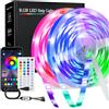 PSTAR Striscia LED 20 Metri, Luci Led per Camera da Letto, Strisce Led RGB con APP Bluetooth e Telecomando, Sincronizzazione Musicale,App Controllato, per Casa, Decorazioni, Cucina, Bar, Festa
