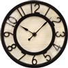 ACCSHINE Orologio da parete per bambini, silenzioso, vintage, 20 cm, con numeri romani, al quarzo, a batteria, facile da leggere, per camere, casa, cucina, camera da letto, ufficio, scuola
