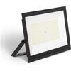 LEDKIA LIGHTING Proiettore LED 150W 120 lm/W IP65 S3 per giardino, terrazza, patio 5000K No Nero Bianco Freddo