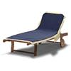 BIANCHERIAWEB Telo Mare Tinta Unita 75x185 cm Microfibra Salvietta Spiaggia o Piscina Navy-Tortora