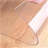 Gruytoie Copritavolo Trasparente Lavabile 100x250cm, PVC Impermeabile Trasparente Tovaglia, plastica Protezione da Tavolo Trasparente, Impermeabile e Facile da Pulire, per tavolino da caffè