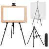 TRS® CAVALLETTO TREPPIEDE QUADRO TELA DISEGNO PITTORE PITTURA DIPINGERE CASA MOSTRA TABLEAU MATRIMONIO STATIVO HOBBY TEMPO LIBERO CON SACCA PER TRASPORTO MANUALE FAI DA TE