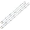 TUCANSBP 4 Pz/1 Set Striscia di Retroilluminazione A LED Compatibile for TCL 55 TV 4C-LB5507-HR02J 4C-LB5508-HR02J 55HR330M08A2/B2 55UD6406X1 D55A730U D55A620U 55F6