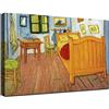 canvashop Quadro Van Gogh La Stanza 100X70 Cm Stampa Su Tela Canvas Quadri Moderni Soggiorno Arredo Casa Camera Da Letto Arte