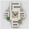 Giallobus - Orologio Bilay - Axia - Legno Mdf - Premium 25,5x30 - - 19 - Montain - Artigianale Made in Italy - Silenzioso - Idea regalo - Moderni doppio livello