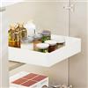 Flearitzo Cassetto Telescopico - Cassetto Scorrevole Estensibile Estraibile - Cassetti Estraibili Per Cucina per Organizzare la Base della Cucina, Dispensa, Bagno - 38 CM L x 18 CM P x 6.5 CM A