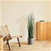 BLAINE Piante Finte da Interno Graminacea Taraxacum 95 cm Aspetto Iperrealistico per Decorazione Casa e Ufficio Senza Manutenzione