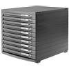Han | 1510 | Scatole per cassetti | Contur | DIN A4/B4/C4, 10 cassetti chiusi grigio scuro