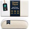 DREAM HAVEN Cuscino Alto 18 cm in Memory Foam, Antirussamento e Antireflusso, Cuscino Cervicale per Dormire con Federa Refresh Antiacaro e Anallergica, Cuscino Letto Ergonomico Made in Italy (1)