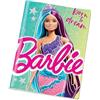 GIOCHI PREZIOSI BARBIE QUADERNO A4 RIGATURA 1CM