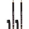 Deborah Milano - 24 Ore Matita Sopracciglia, 286 Dark Brown, Matita con Scovolino a Lunga Tenuta, Dona un Finish Naturale e Definito, 1.2 gr (Confezione da 2)
