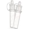 haakaa Kit per la raccolta di colostro in silicone 5 ml - 2 PEZZI (PRE-STERILIZZATI), Siringhe per colostro per il latte materno da raccogliere, nutrire e