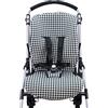 JYOKO KIDS Materassino per passeggino e carrozzina compatibile con Bee 3, Bee 5, Bee Plus, realizzato in tessuto di cotone + schiuma e tecnica traspirante (Vichy)