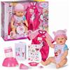 NM Bambola Baby Born Emma Con Tutina 43cm
