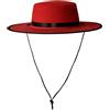 Wildarms Cappello stile Cordoba per adulti e ragazzi tradizionale spagnolo Sombrero cappello Mariachi Flamenco Charro costume di Halloween rosso, Rosso, 7 5/8