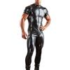 Generic Tuta da uomo con cerniera Mutande Lingerie sexy Indumenti da notte seducente seducente