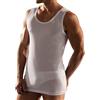 CAGI Canotta Uomo Camiciola Canottiera Vogatore Spalla Larga Filo Scozia Articolo 1111SL, Bianco, 6 - SESTA