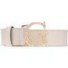 GUESS cintura Leather Belt H30 W95 Cream White avorio