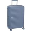 American Tourister FastForward Trolley Espandibile, Steel Blue, 68x46x26/30 cm, 67/77 L, Polipropilene, 4 Ruote Spinner, Chiusura TSA