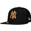 New Era New York Yankees Tigerfill Black 59Fifty Basecap, 5950-Yankees-Black-#27928, 61-62