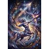 GPMNBCXZK Segno zodiacale Sagittario Puzzle 1000 Pezzi,Sfida Impossibile,Idea Regalo,Gioco Educativo,Adulti E Ragazzi,Cartone Di Qualità,Decorazione Casa,dai 14 Anni,Antistress 52x38cm