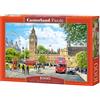 Castorland 1000 Pezzi Jigsaw Puzzle, Busy Morning in Londra, Regno Unito, Great Britain, England Puzzle, Big Ben, Adult Puzzle, Castorland C-104963-2