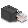 DeLOCK Adattatore di rete RJ45/RJ48/RJ50 Maschio a Femmina 10P/10C Pin out 1:1 Nero Marca