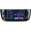 Estock1 Android 14 GPS USB SD WI-FI CARPLAY Bluetooth MirroLink autoradio navigatore Compatibile con Fiat Punto Evo Fiat Street 2010, 2011, 2012, 2013, 2014, 2015 radio grande punto 7