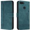 Bravoday Cover per Huawei Y7 2018 / Y7Prime 2018 / Enjoy 8 / Nova 2 Lite/Honor 7C, Flip Custodia in Pelle PU Portafoglio Custodia per Huawei Y7 2018, con Slot per Schede, Verde