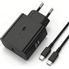 AOKUTDA 60W Caricabatterie rapido USB C per Samsung Galaxy S26 Ultra,Caricatore Adattatore PD3.0 con Cavo USB C 2m S25 S24 S23 S22 S21 Plus/FE/Ultra,A17 A16 A57 A37 A26 A56 A36 A54 A34,Z Fold/Flip