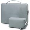 HYZUO 13 Pollici Custodia Borsa Laptop per MacBook Air 13 M5 M4 M3 M2 M1 2026-2018, 13 MacBook Neo 2026, MacBook Pro 13 2026-2016, 13-12,9 iPad Pro/Air, 13-12 Surface Laptop/Pro, Azzurro Cenere